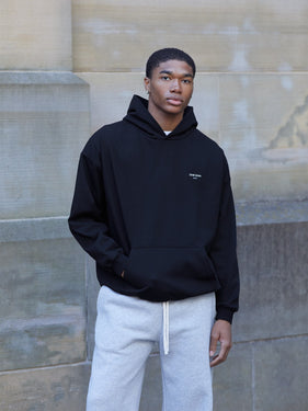 black french terry logo hoodie one dna