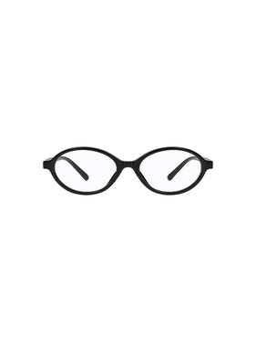 blue light glasses black oval