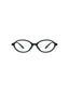 blue light glasses black oval
