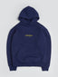 Michigan script hoodie in navy by one dna