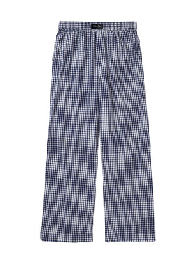 navy gingham pants one dna