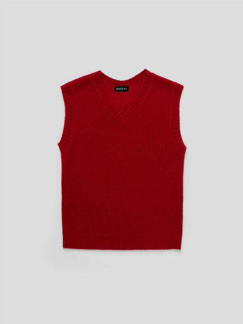 red sweater vest one dna