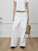 Vintage Women's Slvrlake White Denim Jeans