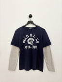 Vintage Ralph Lauren Navy & Gray Long Sleeve