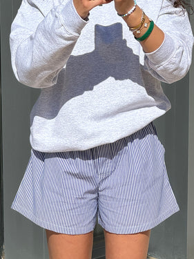Three-Pocket Boxers Blue Stripe
