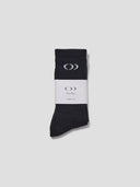 ONE DNA Everyday Athletic Crew Socks Black folded in paper wrap