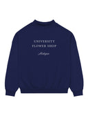 UFS Serif Mock Neck Sweatshirt MI Navy/White