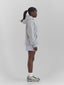 ash gray hoodie michigan script font one dna