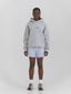 ash gray hoodie with michigan on the front one dna