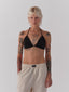 black crochet knit bikini one dna