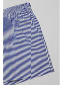 Detailed shot of blue striped cotton boxer short by One Dna brand