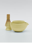 butter yellow ceramic matcha making set by one dna