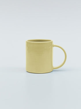 butter yellow mug