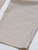 Khaki Pinstripe Lounge Pants