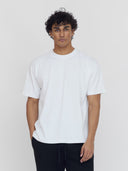 good quality men's crewneck t-shirt white one dna