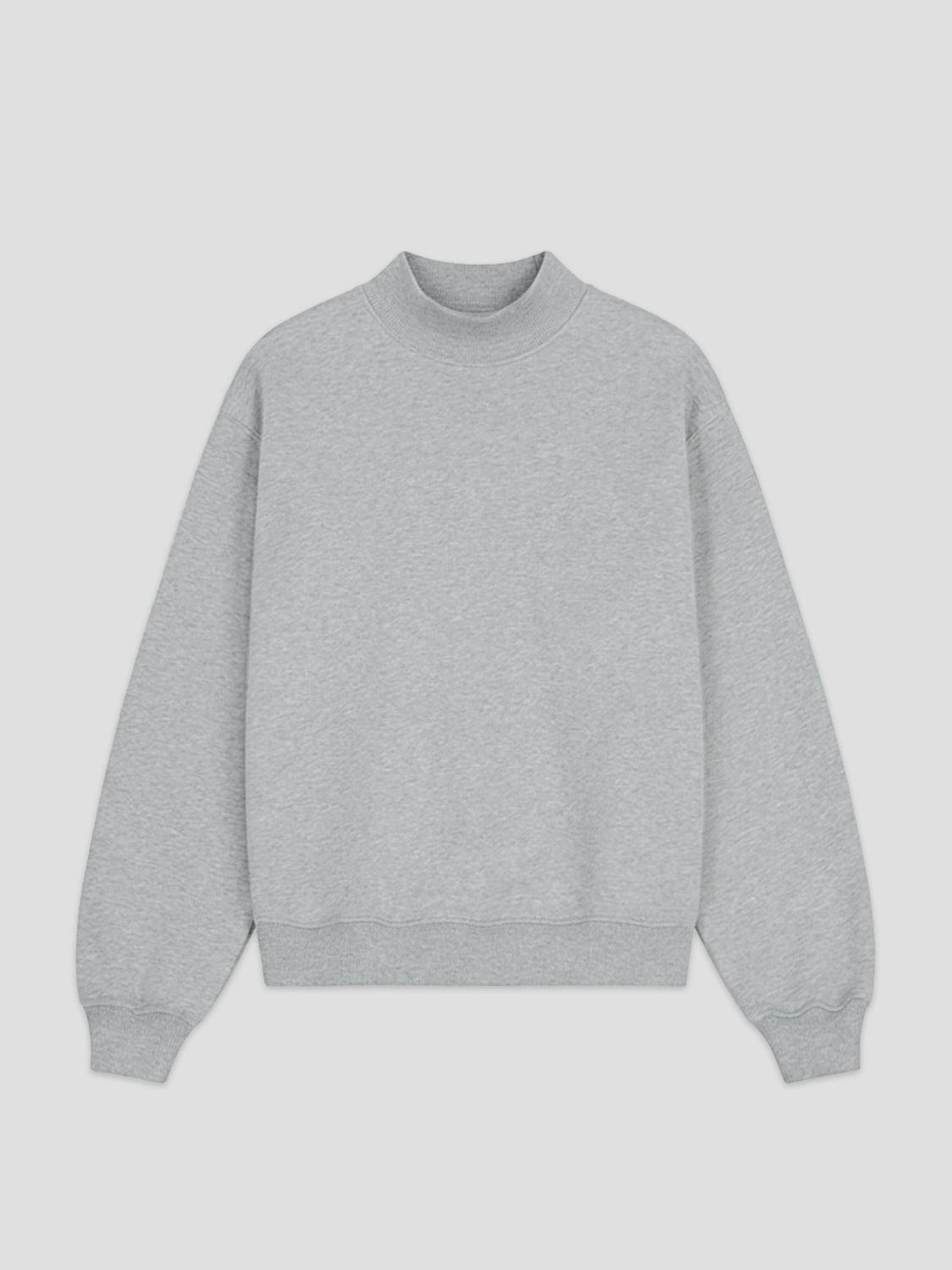 Men's Premium Heavyweight Mock Neck Sweatshirt - Jersey Fleece in