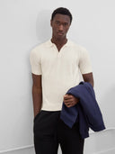 Rodeo Knit Polo Cream