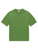 matcha green mens knitted polo one dna