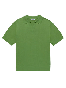 matcha green mens knitted polo one dna