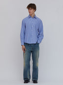 men's pinstripe shirt one dna