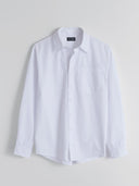 Mens white poplin button down shirt by ONE DNA