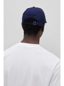 Michigan Script Dad Hat in Navy/Yellow
