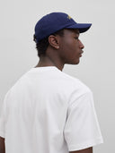 Michigan Script Dad Hat in Navy/Yellow
