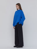 [Pre-Order] Mock Neck Sweatshirt Royal Blue