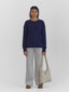 navy cable knit sweater one dna