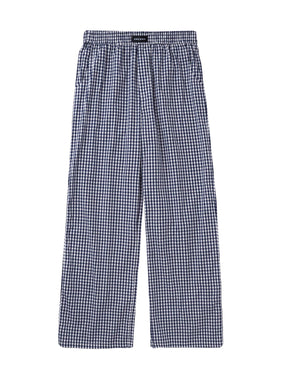 navy gingham pants one dna