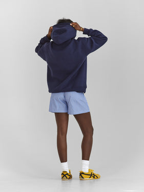 Michigan Script Hoodie Navy