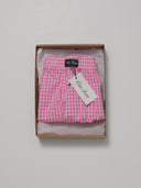 Three-Pocket Boxers Pink Gingham