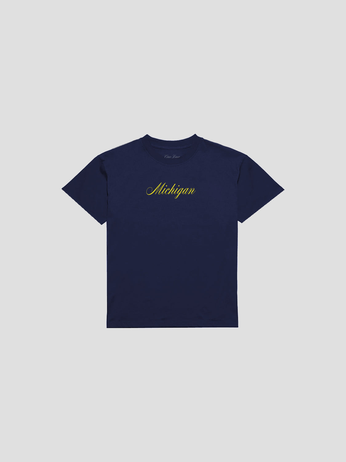 Michigan Script Baby T in Navy/Yellow – One DNA