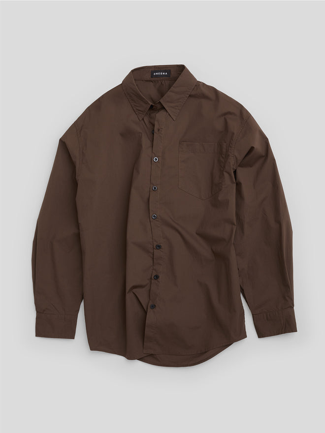 Button Up Shirt Brown