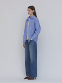 Pinstripe Button Up Shirt