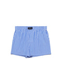 shorts with pockets blue and white stripes one dna