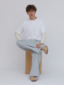 t-shirt henley and sweatpants one dna