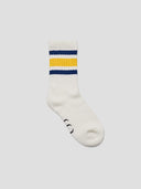 Three-Stripe Rugby Socks Navy & Yellow ONE DNA