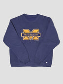 Vintage Michigan Block M Crewneck Sweatshirt