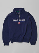 Vintage Ralph Lauren Polo Sport Jersey Quarter Zip