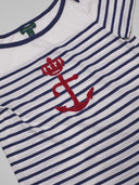Vintage Nautical Boatneck T-Shirt