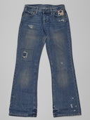 Vintage Ralph Lauren 67 Maddy Destructed Jean