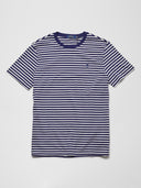 Polo Ralph Lauren Navy & White Striped Tee