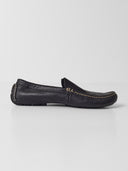 Vintage Soft Pebble Leather Driving Loafer