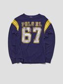 Vintage Ralph Lauren Yellow & Blue Long Sleeve Tee