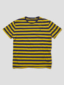 Vintage Polo Ralph Lauren Yellow & Blue Striped Tee