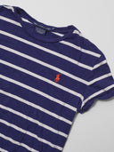 Vintage Polo Ralph Lauren Navy & White Striped T-Shirt