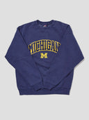 Vintage Michigan Crewneck Sweatshirt Block M