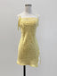 Vintage Yellow Floral Slip Dress