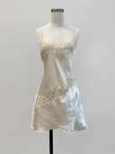Vintage White/Cream Slip Dress